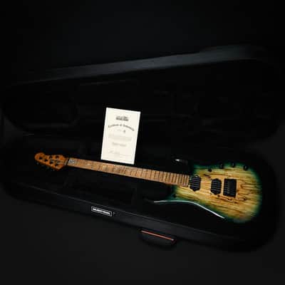 Ernie Ball Music Man JP15 Emerald Glow w/ Roasted Figured Maple Neck *Miami Guitar Exclusive* 2024 (H06726) image 5