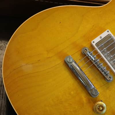 Minty! 2021 Gibson Custom 1958 Historic Reissue Les Paul M2M Electric Guitar Lemonburst + COA OHSC image 4