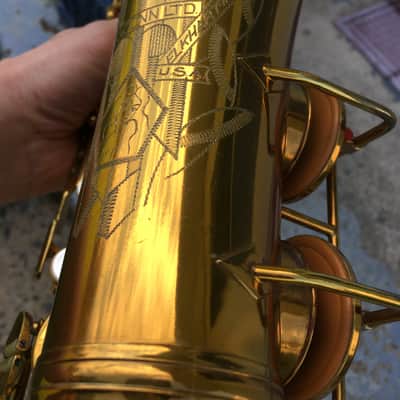 SUMMER DEAL CONN SAXOPHONE 6M VIII MATCHING VII NECK 1941 NAKED LADY ORIGNAL FINISH SWEET ORIGINAL CASE RECENTLY SERVICED DID NOT NEED ANYTHING PLAY TESTED image 11