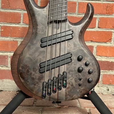 Ibanez BTB805MS-TGF Bass Workshop 2022 - Present - Transparent Gray Flat image 1
