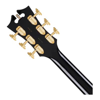 D'angelico Excel SS w/ Stairstep Tailpiece - Solid Black - B-Stock image 5