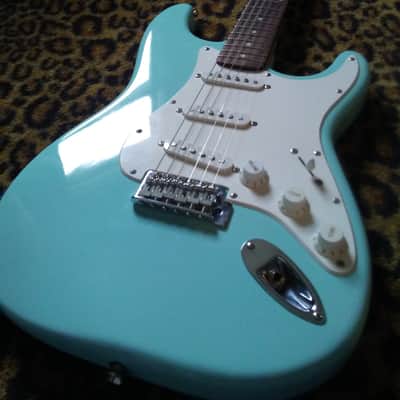 Refinished Squier Stratocaster, Matching Headstock image 1