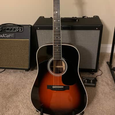 Immagine Martin D-35 2002 Custom Sunburst Fishman Prefix Stereo Blender - 1