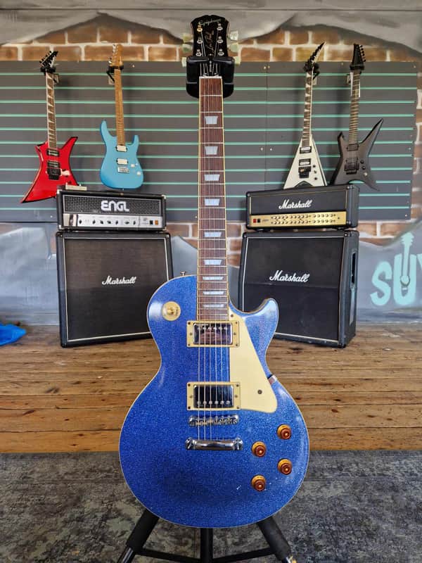 Epiphone Les Paul Standard Blue Sparkle 1997 Electric Guitar