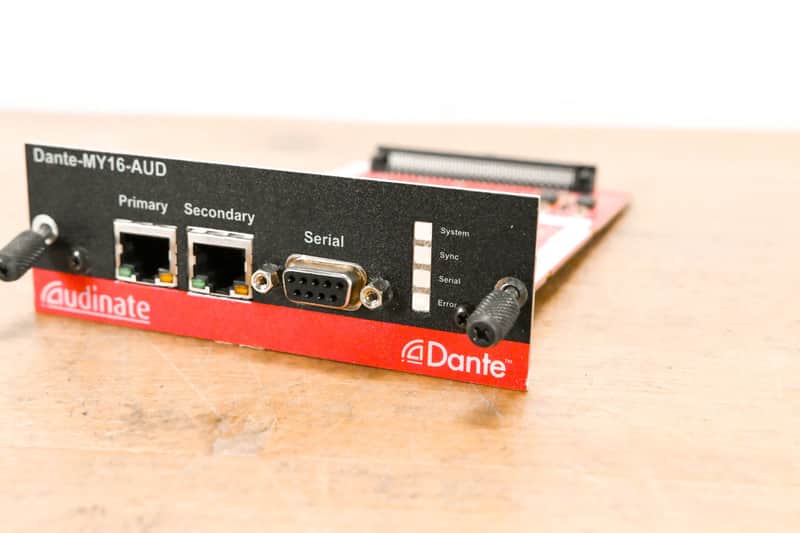 Audinate Dante-MY16-AUD 16-Channel Dante Network I/O Card CG013QA