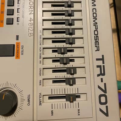 Roland TR-707 HKA mod Rhythm Composer 1985 - White image 4