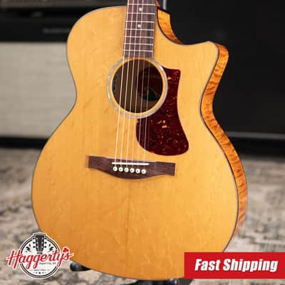 Eastman PCH3-GACE Grand Auditorium Acoustic/Electric Guitar - Amberburst with Gig Bag