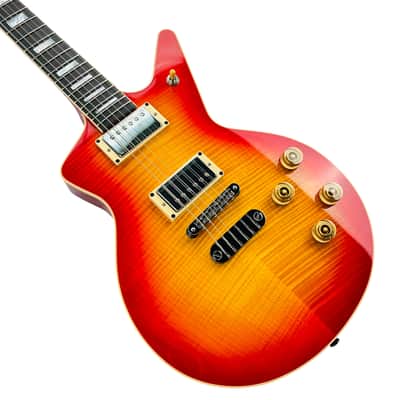 Dean USA Custom Shop Cadillac Flame Top - Trans Cherry Sunburst image 5