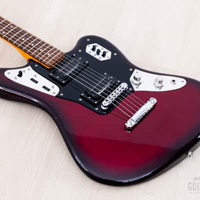 2008 Fender J-Craft Jaguar Special HH JGS-78 Gunmetal Red Burst w/ Bill Lawrence, Japan CIJ image 9