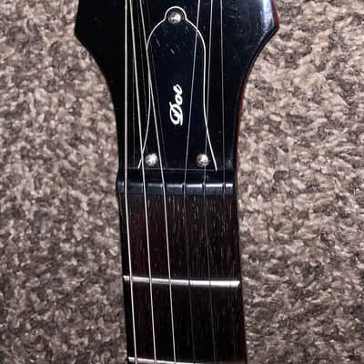 Epiphone The Dot ch  Cherry red electric guitar semi hollow body image 3
