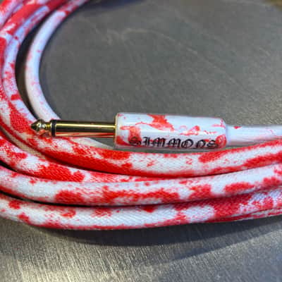 Slaughter to Prevail “Blood Cable” - Jack Simmons Signature Guitar Cable (Tallon Banshee) - Van Damme XKE, Gold Jacks - Never Used image 2