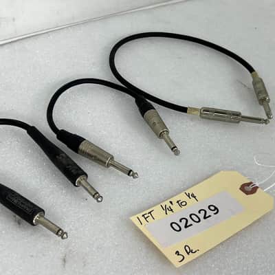 Unbranded ¼" To ¼" 1FT Cable #02029 (LOT OF 3)TRUEHEARTSOUND image 3