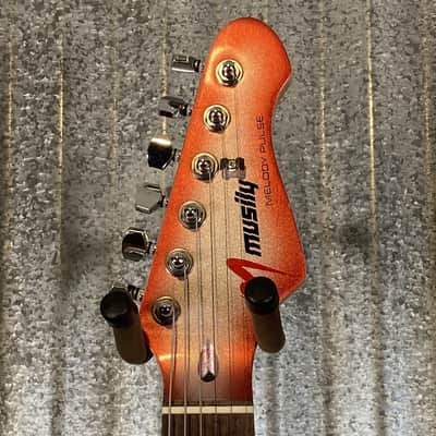 Musily MST-1 Strat Style HSS Guitar Candy Apple Redburst #060520260001 Used image 3