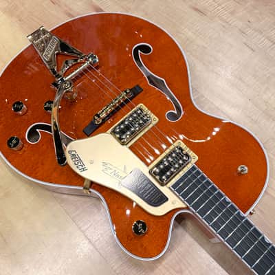 Gretsch 6120 Nashville Hollow Body with String-Thru Bigsby and Gold Hardware 2025 - Orange Stain image 6