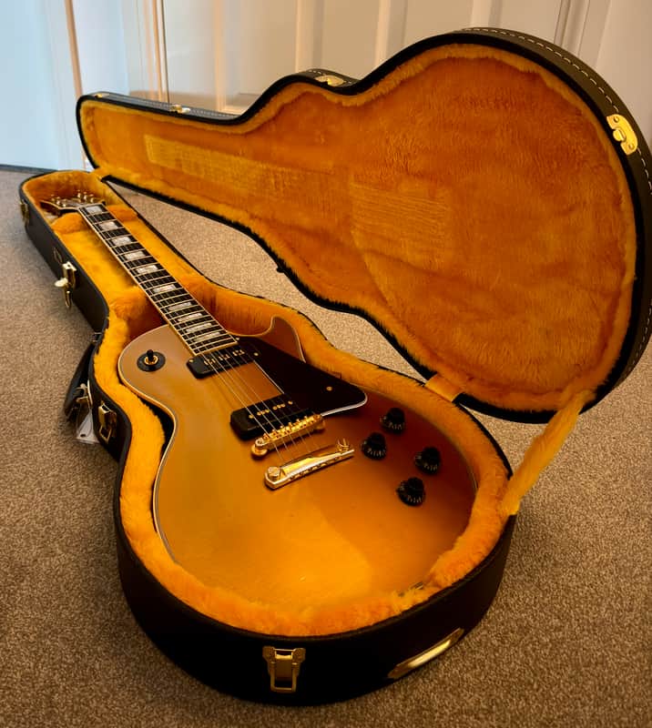 Gibson M2M Les Paul Custom 1954 Reissue, Murphy Lab Light Aged 2024 - Antique Gold, Light Aged image 1