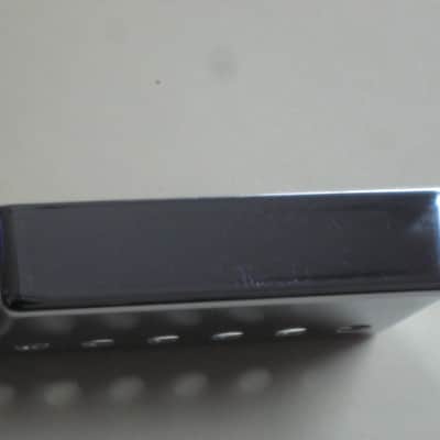 used (light medium relic'd) genuine Gibson PRPC-015 Chrome Bridge Humbucker Cover - BRIDGE pole spacing: 52mm -- 2 and 1/16 inch image 23