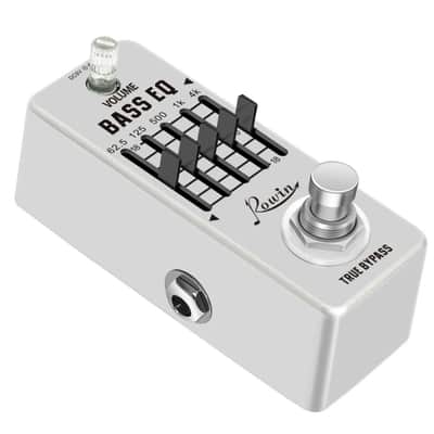 Rowin Bass EQ Pedal 5 Band Equalizer Pedals For Bass LEF-317B, FREE PICKS + HOLDER+ FREE SHIP USA image 3