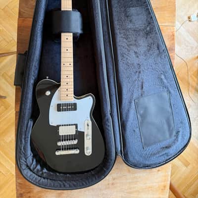 Reverend Double Agent OG MBK (Charger H90) – Mint – w/ Reverend Two-Tone Case – Bass Contour image 15