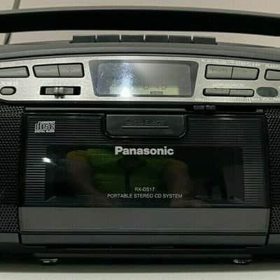 Panasonic - RX-DS17 - Portable CD Cassette Radio Boombox with