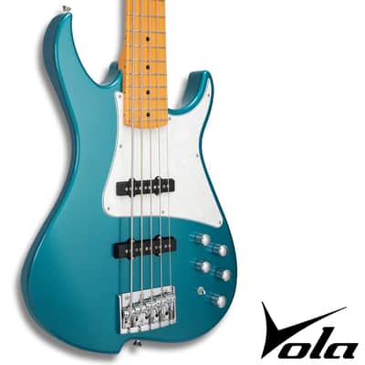 Vola Guitars ZVA 5 String bass - Ocean Turquoise metallic Gloss CLEARANCE SALE image 2