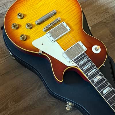 2006 Gibson Les Paul 1960 Reissue Historic Makeovers Deluxe Aged Carmelita Burst image 10
