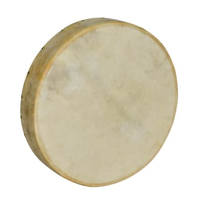 Traditional Bodhran Frame Drum 16” with Handle | Natural Goatskin Head | Includes Carry Bag & Wood–Leather Mallet | By Next Harps image 13