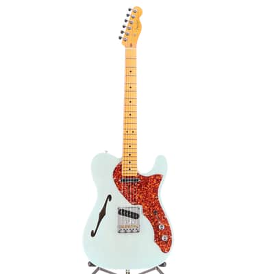 Fender Certified Pre-Owned American Professional II Telecaster Thinline, Maple Fingerboard, Transparent Daphne Blue (T13) (11319) image 5