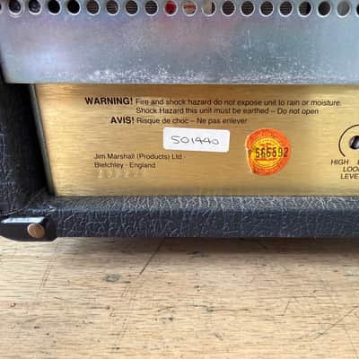 Used Marshall JCM 900 Model 4500 50W Hi Gain Dual Reverb Tube Guitar Amp Amplifier Head Made in England JCM900 image 10