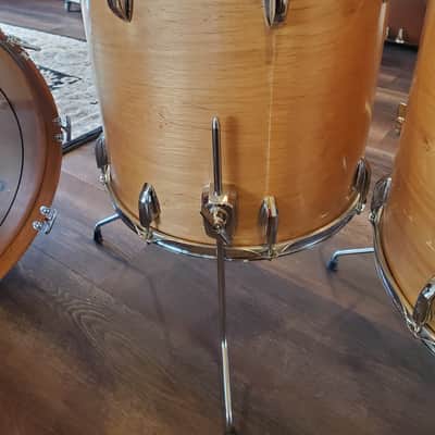 Premier Elite 5 Piece Drumkit 1970s Natural image 11