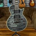 ESP LTD EC-401 QM See Thru Black Satin - 3,561 kg - SN# W22081181 - NEW