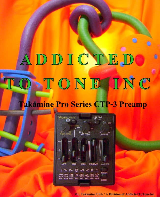 Takamine CTP-3 Pro Series Acoustic Guitar Cool Tube Preamp / most
