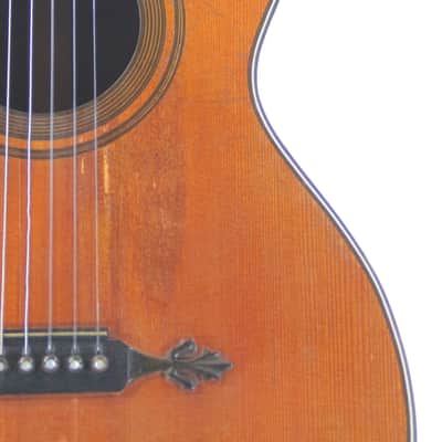 Johann Georg Stauffer style ~1900 romantic guitar - amazing sounding early classical guitar - check video! image 3