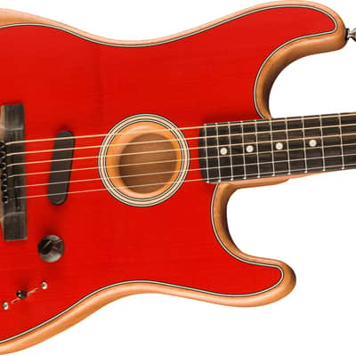 Fender American Acoustasonic Stratocaster 2020 - Present - Dakota Red image 3