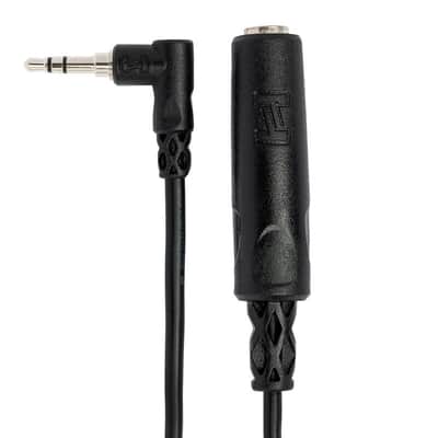 HOSA MHE-100.5 Headphone Adaptor, 1/4 In TRS To Right-Angle 3.5 Mm TRS image 3