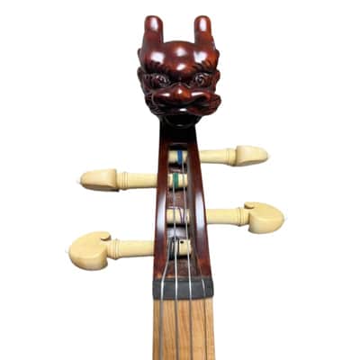 Unique design,4/4 Violin without rib, Carved dragon Scroll No rib Violin image 9