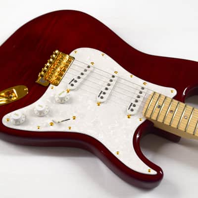 Fender STR RK Richie Kotzen Signature Stratocaster MIJ - See Thru Red image 4