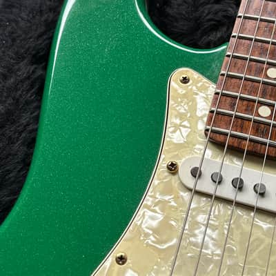 1993 Fender Stratocaster Special Edition Green Metallic/Gold Hardware image 13