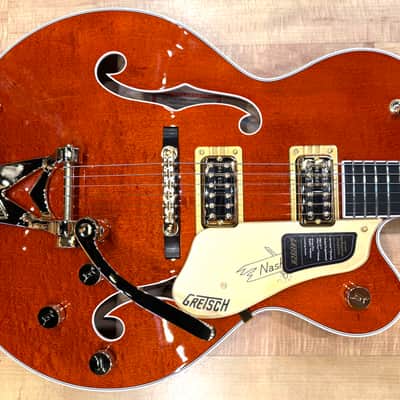 Gretsch 6120 Nashville Hollow Body with String-Thru Bigsby and Gold Hardware 2025 - Orange Stain image 4