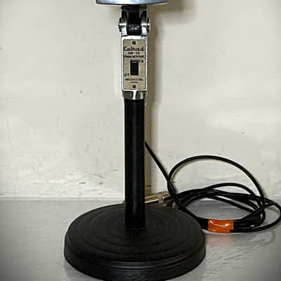 Rare 1960's Calrad DM-18 Dynamic Microphone, works, original element, with stand image 9