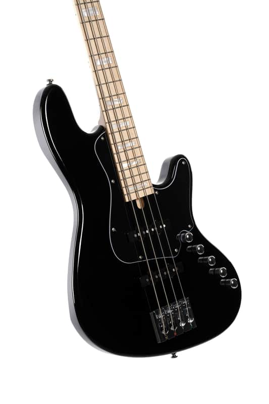 Cort NJS4BK Elrick NJS 4 Alder Body Hard Maple 3pcs Neck 4-String Electric Bass Guitar image 1
