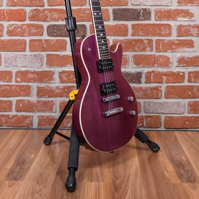 B.C. Rich USA Custom Shop Singlecut Transparent Purple 1991 w/Hard Shell Case (Refin) image 3