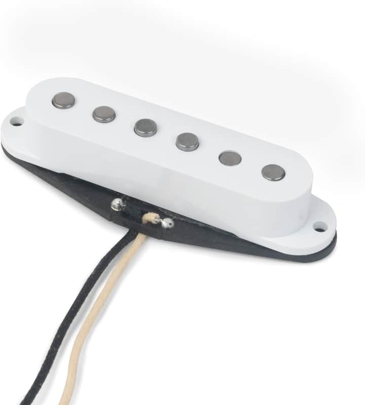 StewMac Alnico 5 Single-coil Pickup, Bridge, White cover image 1