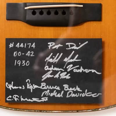Martin Conversion 1930 00-42 Brazilian Rosewood Acoustic Guitar with Hardshell Case image 21