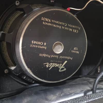 Fender London Reverb 1983 - Black Face Made in USA Fullerton CA image 8