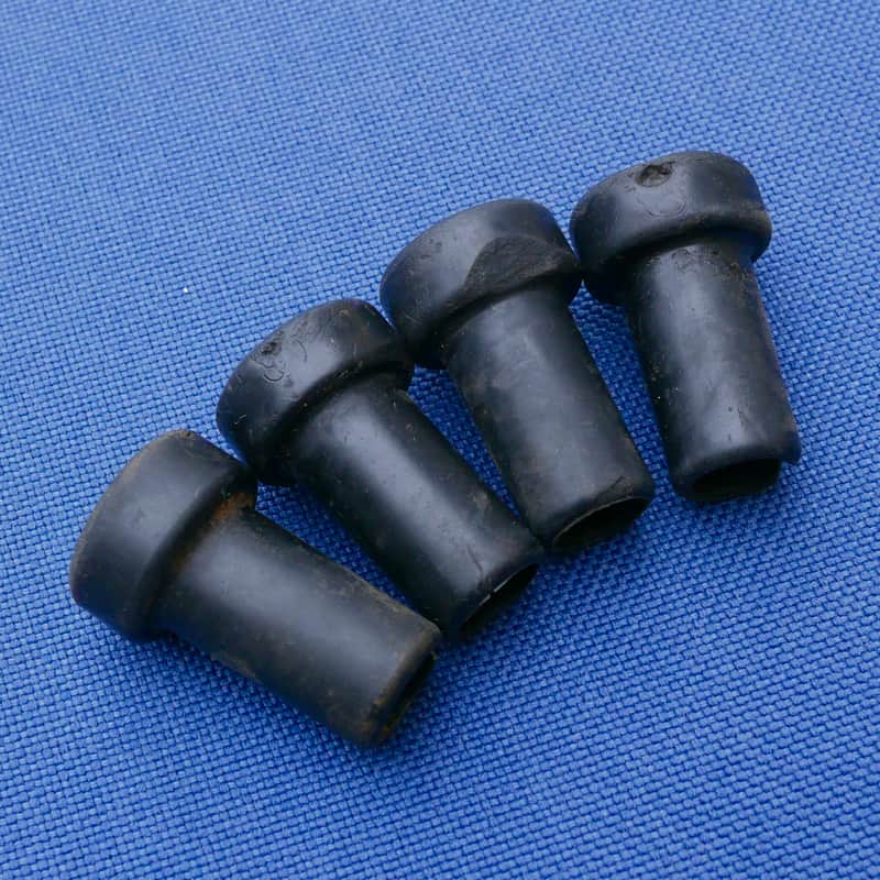 Sonor Rubber Foots Gaskets Floor Tom Legs 60s - 70s Vintage 4-PACK image 1