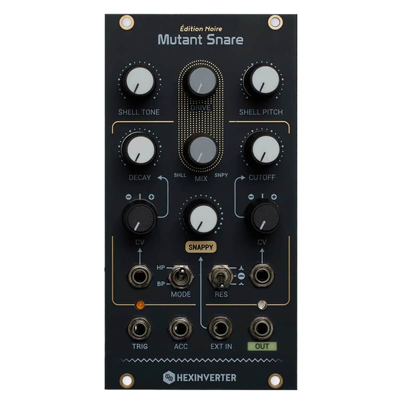Hexinverter Electronique Mutant Snare Eurorack Drum Module image 1