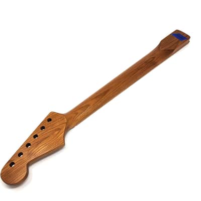 Brio Nitro Satin Roasted Maple S-Style Neck w/Walnut Truss Rod Plug image 6