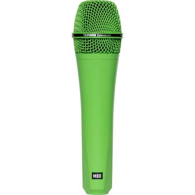 Telefunken M80 Green Dynamic Handheld Vocal Microphone with On-Stage MS7701B Boom Microphone Stand and Professional Grade XLR Cable image 3