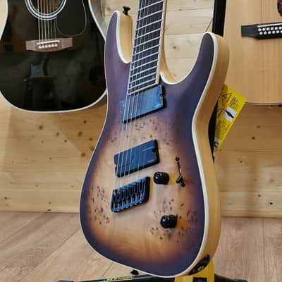 Jackson Concept Series Soloist SLAT7P HT MS - Ebony Fingerboard, Satin Bourbon Burst image 4