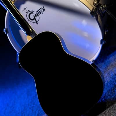Jay Turser JJ43-PAK-BK Jay Jr. Series 3/4 Size Acoustic Dreadnought Guitar- Black image 4